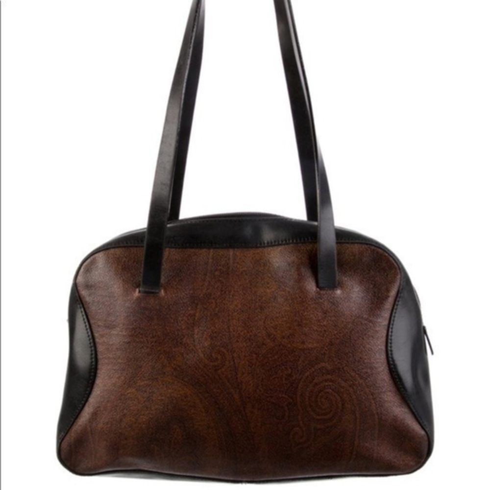 ETRO LEATHER PAISLEY BAG